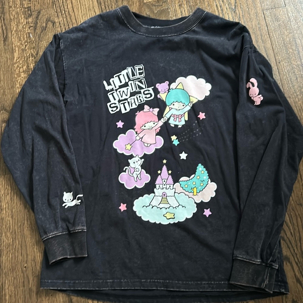 Hello Kitty - Little Twin Stars - Long Sleeved Tee - Forever 21 - Size Small